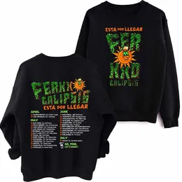 Men's Hoodies Ferxxocalipsis World Tour 2024 Sweatshirt Man Woman Harajuku Round Neck Long Sleeve Oversized Fans Gift