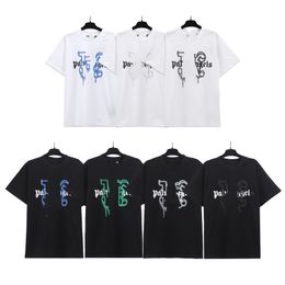 Men's t-shirt 2024 letter printing round collar short sleeves Designer style fashion pure cotton sweethearts Leisure half sleeve