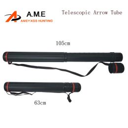 Arrow Arrow Quiver Archery Bag Adjustable Telescopic Tube Shoulder Arrow Back Bag Quiver Case Holder For 30pcs Arrows