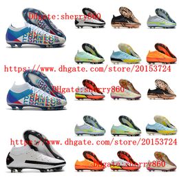 Men Soccer Shoes Cleats Football Boots Professional Training Phantomes GTes Elite Dynamices Fit AG-PROes FG Sports Zapatos De Futbol