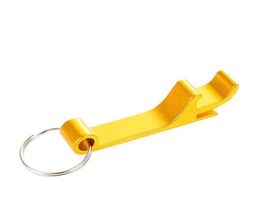 Portable Beer Wine Bottle Opener Keyrings Keychains Aluminium Alloy Metal Keyfob Tin Beer Beverage Openers Kitchen Tool jllFBB eato6721515