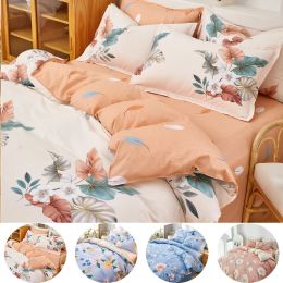 sets 100%Cotton Bedding Set , 1 Duvet Cover 2 Pillowcases, Breathable Skin Friendly for Single/Couple Bed 17Sizes Customizable