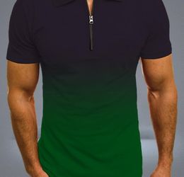 Mens Designers T Shirts Men Slim Fit TShirt Gradient High Quality Black White Orange Tees Streetwear Plus Size M3XL6495482