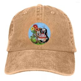 Ball Caps Krtek The Mole Multicolor Hat Peaked Women's Cap Happy Birthday Personalized Visor Protection Hats