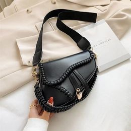 Bag Luxury Designer Saddle For Women 2024 Crossbody Shoulder Brand Handbags And Purses Fashion Small Female Messenger Bags