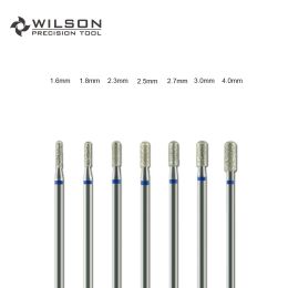 Bits WilsonRounded Top Barrel Shape Diamond Bits Nail Drill Bit Electric Manicure Drill