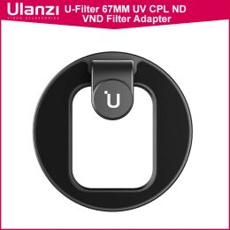 Accessories Ulanzi UFilter 67MM UV CPL ND VND Philtre Adapter Universal Camera Phone Lens Philtre Adapter Ring Smartphone Philtre Adapter