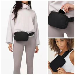 Waist Bags Black Fanny Belt Bag Pack Crossbody Bum For Running Hiking Travel Workout Adjustable Strap Women