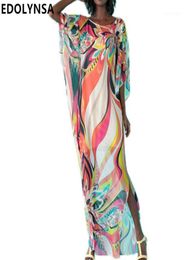 Sarongs Beach Dress Kaftan Pareo Sexy CoverUp Chiffon Bikini Swimwear Tunic Swimsuit Bathing Suit Cover Ups Robe De Plage Q9712331741