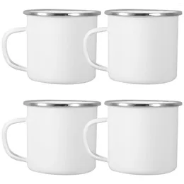 Mugs Enamel Mug Camping Cup Outdoor Cups Small Drink Convenient Water Durable Portable Coffee