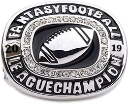 New 2019 Fantasy Football Championship Ring Souvenir Men Fan Gift Drop 6440373