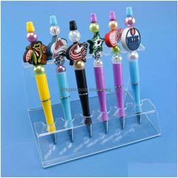 Jewelry Wholesale Bad Bunny Pvcbead Pens Decorative Bead Gift Chs Ballpoint Drop Delivery Baby Kids Maternity Accessories Dhjkz