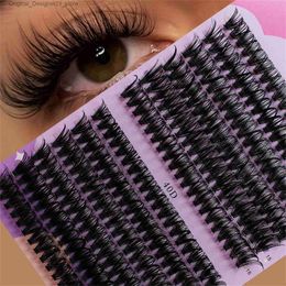False Eyelashes 30/40D 12-16mm mixed D curly cluster eyelashes personal eyelash extensions soft natural false Q2404251