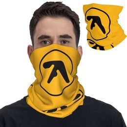 Fashion Face Masks Neck Gaiter Aphex Twin Vintage Bandana Neck Gaiter Printed Y2K Balaclavas Mask Scarf Warm Headwear Running Unisex Adult All Season Y240425