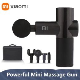 Massager Xiaomi Massage Gun Muscle Relaxation Slimming and Burning Fat Motion Massager USB Mini Brushless Motor Big Power Fascial Gun