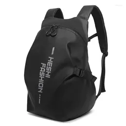 Backpack Large Capacity Waterproof For Motorcycle Riders Perfect Full Face Helmets Outdoor Travel Comfortable Versatility