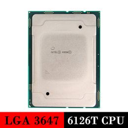 Processador de servidor usado Intel Xeon Gold 6126T CPU LGA 3647 CPU6126T LGA3647