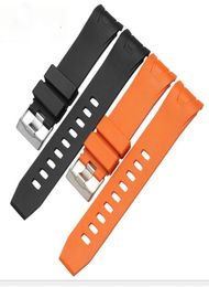 Watchband 20mm 22mm Black Orange Straps Stainless Steel pin for Omega 290150918362959