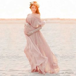 Maternity Dresses Maternity Dresses For Photo Shoot Chiffon Pregnancy Dress Photography Props Gown Dresses For Pregnant Women Clothes New