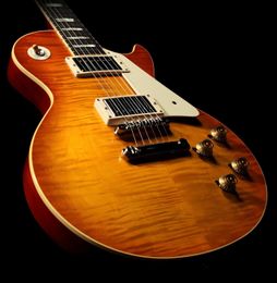 CHINA GUITAR 50 ° 1960 V2 Sunset Teaburst Electric Guitar 258