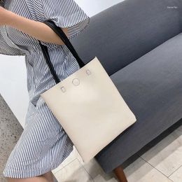 Shoulder Bags Women Leather Handbags Large Capacity Soft PU Bag For Female TopHandle 2024 Simple Casual Ladies Totes