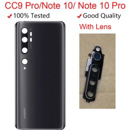 Frames New Back Cover for Xiaomi Mi Cc9 Pro Battery Cover Mi Note 10 Rear Glass Door Housing Case for Xiaomi Note 10 Pro Battery Cover