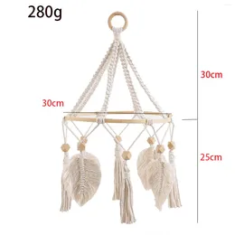 Decorative Figurines Nordic Large Macrame Wall Hanging Tapestry Pendant Po Props For Teen