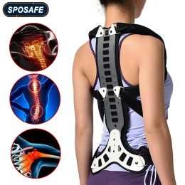 Treatment Adjustable Back Brace Posture Corrector Women Men Back Straightener Trainer for Scoliosis & Hunchback Correction, Spine Support