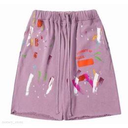 Dept Shorts Designer Colourful Ink-Jet Hand-Painted French Classic Printed Mesh Sports Drawstring Shorts Womens Men's Casual Sports Shorts 892