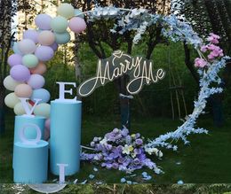 Marriage proposal letters party Neon Sign Marry Me Creative Decoration Private Customization Vibrant Colours and high recognition E2135696