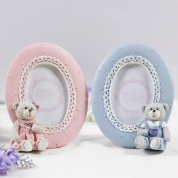 Frames Photo Frame with Cute Cartoon for Baby Child, Resin, Creative Home Decoration, Wedding Photo Frame, Birthday Gift, Wholesale, MF