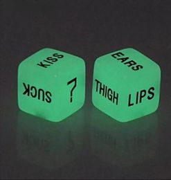 Dice Toys Funny Glow In Dark Love Sieves Adult Couple Lovers Games Sex Party Toy Valentines Day Gift for Boyfriend Girlfriend1715871