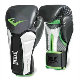 Protective Gear 8/10/12/14 oz professional boxing gloves high-quality PU Sanda MMA training gloves Muay Thai training accessories 240424
