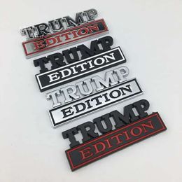 7.3x3cm Araba Plastik Sticker Dekorasyonu ABD Başkanlık Seçimleri Trump Destekçi Vücut Yaprak Kurulu Banner 0425