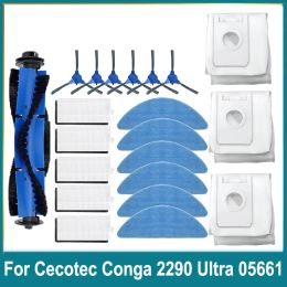 Parts For Cecotec Conga 2290 Ultra 05661 Robot Vacuum Replacement Spare Parts Accessories Main Side Brush Hepa Philtre Mop Rag