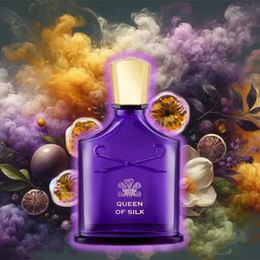 Queen of Silk Fragrance 75ML Perfume Eau De Parfum 3.4fl.oz Long Lasting Smell EDP Paris Brand Woman Perfumes N5 Yellow Edition Bottle Sexy Lady Cologne Spray