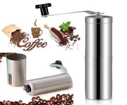 Manual Coffee Grinder Bean Conical Burr Mill For French PressPortable Stainless Steel Pepper Mills Kitchen Tools DHL WX914645808070