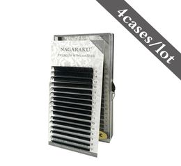 4 Caseslot 715mm MIX In One Tray 16rowstray Mink Eyelash Extension Natural Eyelashes Individual False Eyelash Cilia Lash9026133