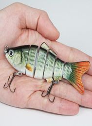 Fishing Wobblers Lifelike Fishing Lure 6 Segment Swimbait Crankbait Hard Bait Slow 10cm 18g Isca Artificial Lures Fishing Tackle5535416