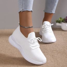 Slippers Ladies Shoes on Sale 2023 Brand Mesh Women's Vulcanize Shoes Autumn Breathable Fashion Women Sneakers Solid Sneakers Women