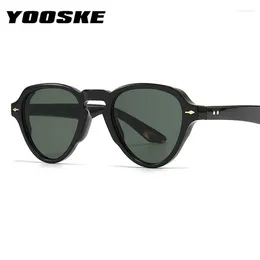 Sunglasses YOOSKE Round For Women Men Designer Gradient Sun Glasses Ladies Outdoor Travel Goggles Shades UV400