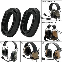 Earphones COMTAC Shooting Headphone Adapter Sightlines Gel Ear Pads for COMTAC I II III Tactical Headset Active Hearing Protection Headset
