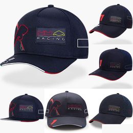 Motorcycle Apparel 2023 New F1 Driver Racing Baseball Cap Quality Fashion Mens Outdoor Womens Designer Caps Forma 1 Team Trucker Hats Ottf0