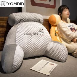 Pillow YOMDID All Season Reading Pillow Office Sofa Bedside Back Cushion for Chair Bed Lumbar Support Cushions Backrest with Headrest