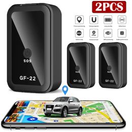 Alarm GF22 Car Tracker Device Strong Magnetic Automatic Alarm Motorcycle Car Mini GPS Trackers Voice Control AntiLost Device Locator