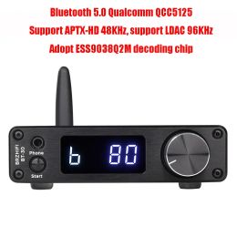 Converter Flagship HD Bluetooth 5.1 Decoder Audio Receiver ESS9038 Lossless Decoding Supports LDAC APTXHD HD Format Highpower Amp