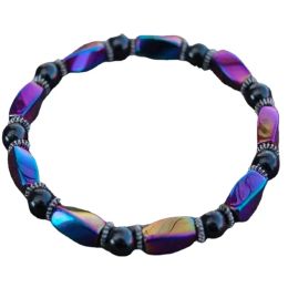 Strands Negative Energy Protection Bracelet | Blue Kyanite Hematite Labradorite Black Tourmaline Yoga Bracelet