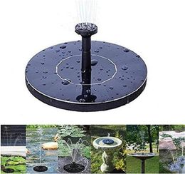 New solar Water Pump Power Panel Fountain Kit Fountain Pool Garden Pond Submersible Watering Display autospring with English Mana1090964