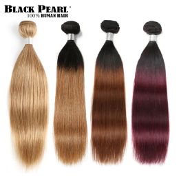 Wigs Wigs Black Pearl Honey Blonde Bundles Straight Brazilian Human Hair Bundles Human Hair For Women