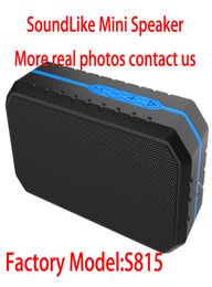 Top Mini S815 Portable Bluetooth Sound Wireless Speaker Subwoofer Stereo Subwoofer Speakers FM TF Card for Iphone Laptop DHL Whole1549689